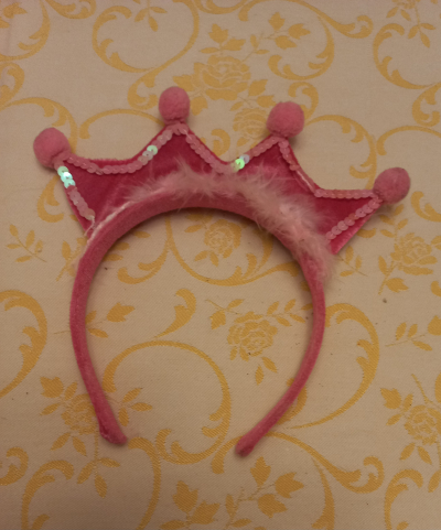 Dívčí čelenka princezna