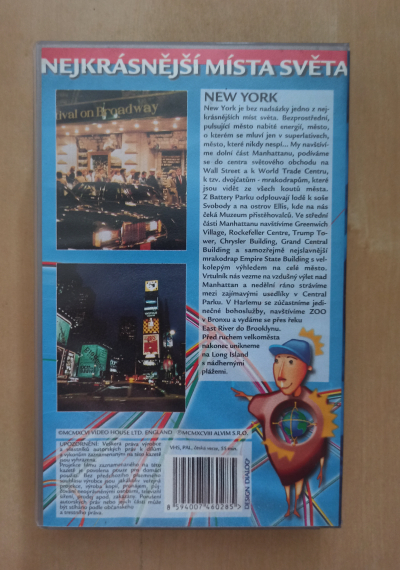 VHS Nejkrásnější místa světa - New York