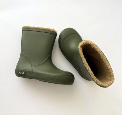Dětské zateplené barefoot gumáčky Igor