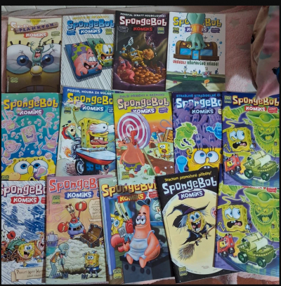 Časopisy, komiksy, revue