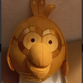 Plyšák Angry birds svetle hnědý