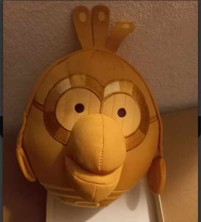 Plyšák Angry birds svetle hnědý