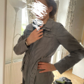 Khaki bunda S-M s páskem