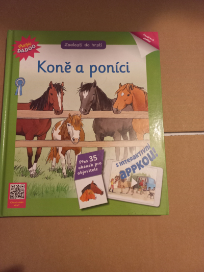 Kniha Koně a poníci otvírací okénka