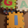 Písmenkové pěnové puzzle