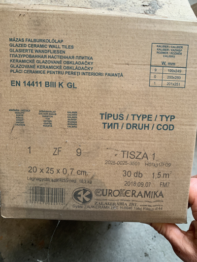 Zbytek obkladaček