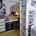 Palanda + psací stůl + skřín - IKEA - za demontáž a odvoz