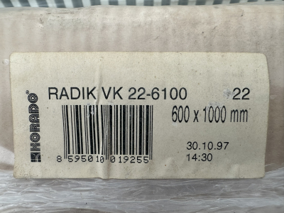 Radiátory Radik 2 ks