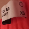 Červené kalhoty vel.XS