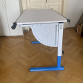 Polohovací stůl, s náklopnou deskou (modrý)