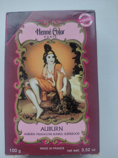 Henna - odstín bordó