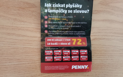 Karta na slevu v Penny