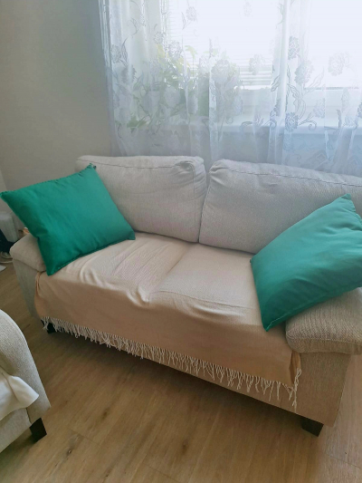 Menši Jysk sedačka s křeslem, malo použitá