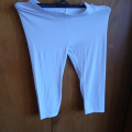 bílé legimy polyester xl-xxl