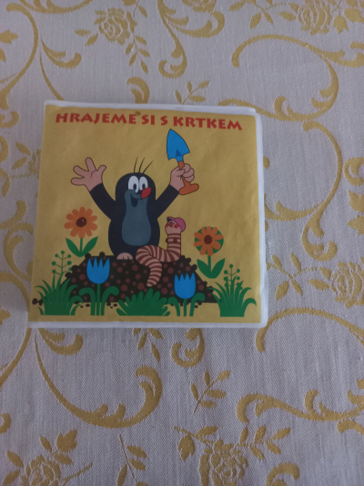 Krteček omyvatelná knížka