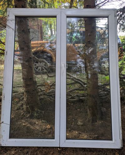 Balkonové dveře 162x190 cm plast
