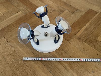 Stropní svítidlo, cca 20 cm, včetně LED žárovek, funkční