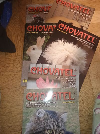 Několik výtisků časopisu Chovatel