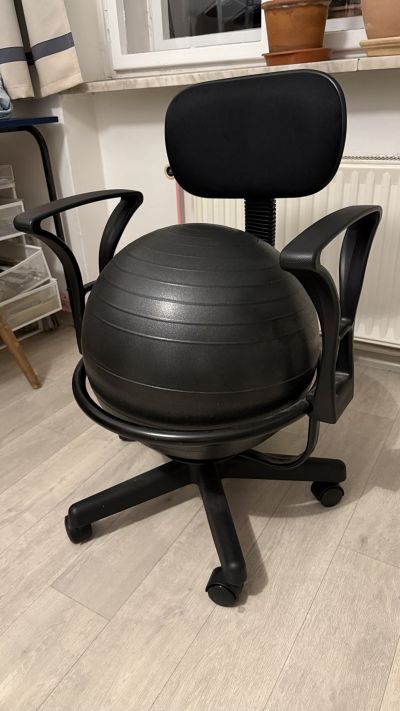 Balónová židle s míčem pro dospělé