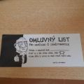 Omluvný list - recese --
