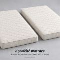 2x matrace 120x200x20cm
