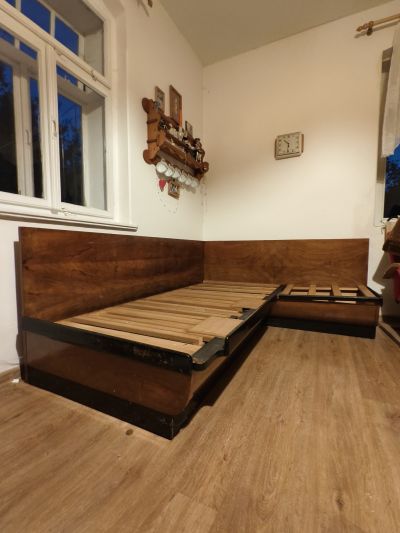 Starožitný Rozkládací gauč /pohovka /sedačka styl Halabala