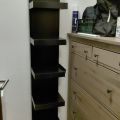 Policový díl IKEA, černá barva
