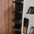 Policový díl IKEA, černá barva