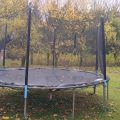 Zahradní trampolína, průměr asi 4,3m
