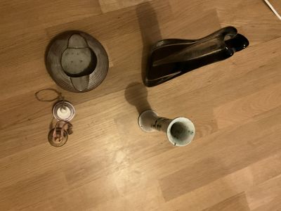 Vázy, popelník, zvonečky