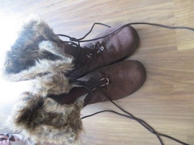 Dámské zimní boty s kožíškem vel.38 top stav