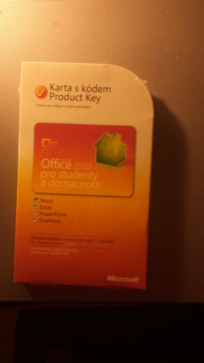 licenci MS Office 2010 pro studenty / domácnosti
