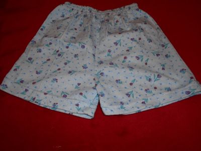 Modré šortky