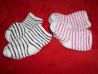 2 páry teplých ponožtiček 