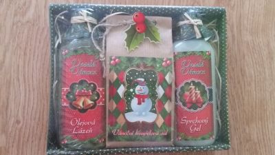 Dárková kazeta s vánočním motivem