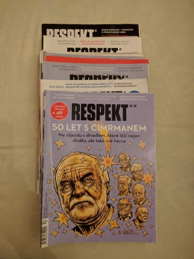 časopis Respekt, čísla 41-53 z roku 2015