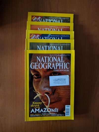 5 časopisů National Geographic Česko, rok 2003