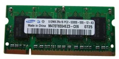 Paměť SAMSUNG 1GB (sada 2x 512MB) DDR2