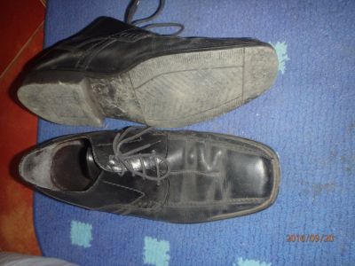 pánské kožené černé boty vel. 42