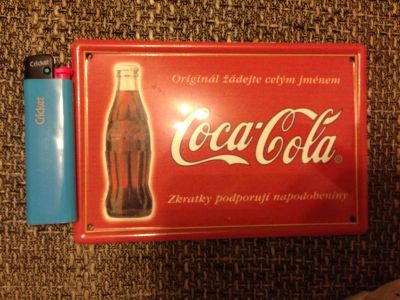 Originál kovová  Cedulká Coca Cola