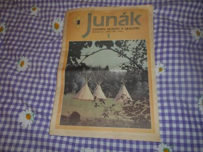 Časopis Junák z roku  1990