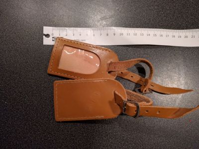 Štítky na adresu na kufr, 2 ks