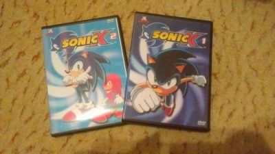 Vypalený dvd Sonic 1 + 2