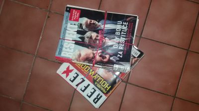 Věnuji staré výtisky časopisů Reflex a Respekt (Brno)