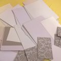 Na tvoření:vlnkovaný papír, kartony