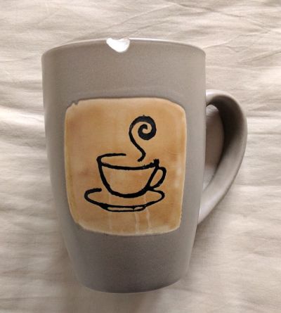 Hrnek 400 ml, motiv kávy, naťuklý