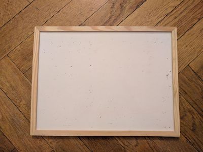 Bílá tabule pro mazací fixy 40x30 cm