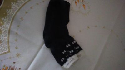 Černé dívčí ponožky