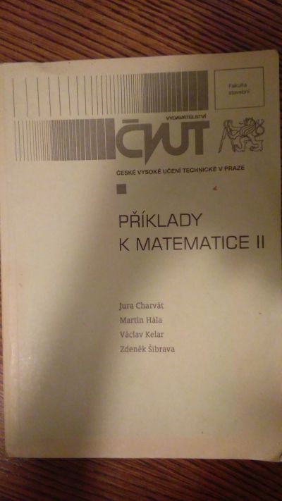 učebnice Příklady k matematice II