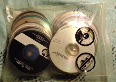 Pytel CD/DVD